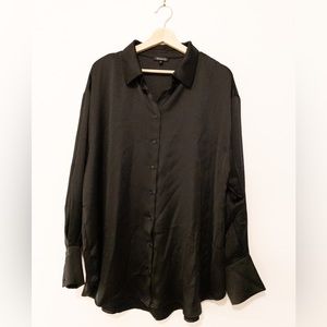 Dynamite Satin Blouse - never worn